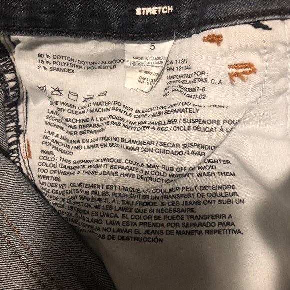 Garage dark wash stretch jegging blue jeans - Picture 11 of 11